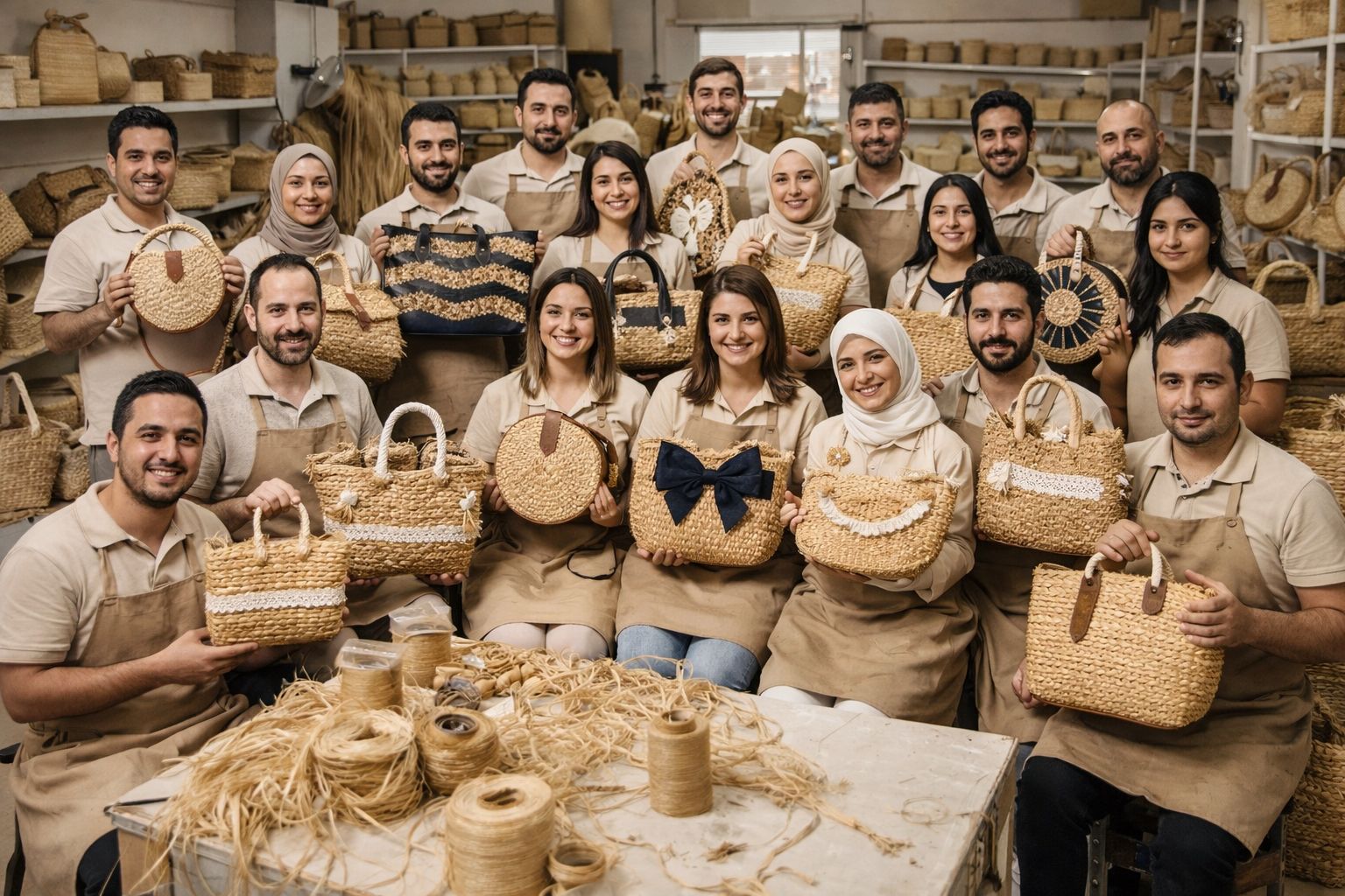 Hasır Çanta Üretim